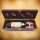 Weinkiste Elegance mit Sommelier Set und Rotwein Flasche Leonardo da Vinci Chianti 0,75l